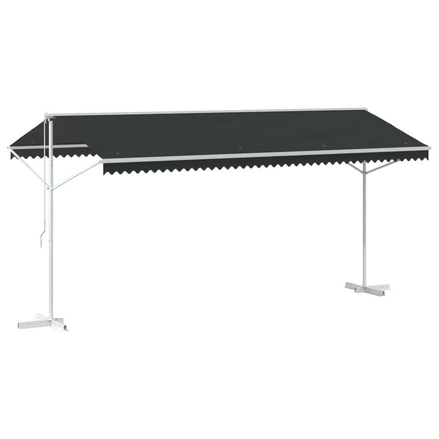 Auvent autoportant Anthracite 5 x 3 m Polyester - 2