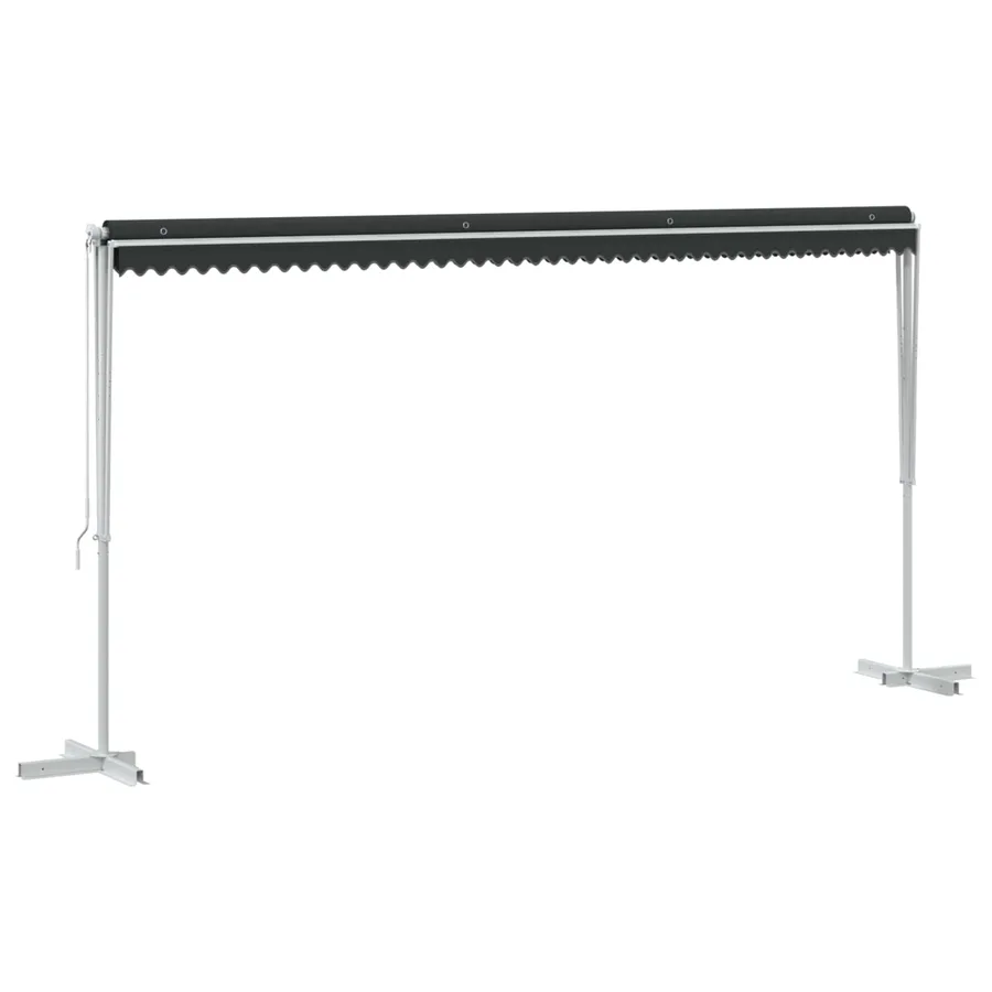 Auvent autoportant Anthracite 5 x 3 m Polyester - 3