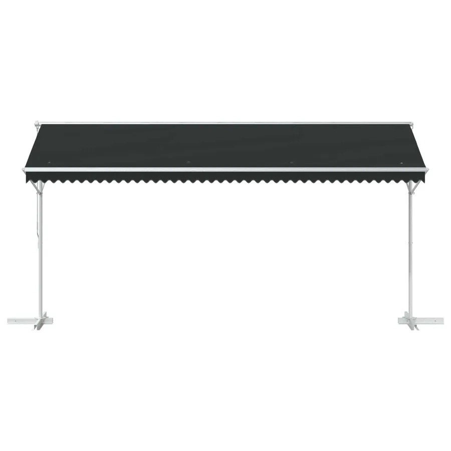 Auvent autoportant Anthracite 5 x 3 m Polyester - 4