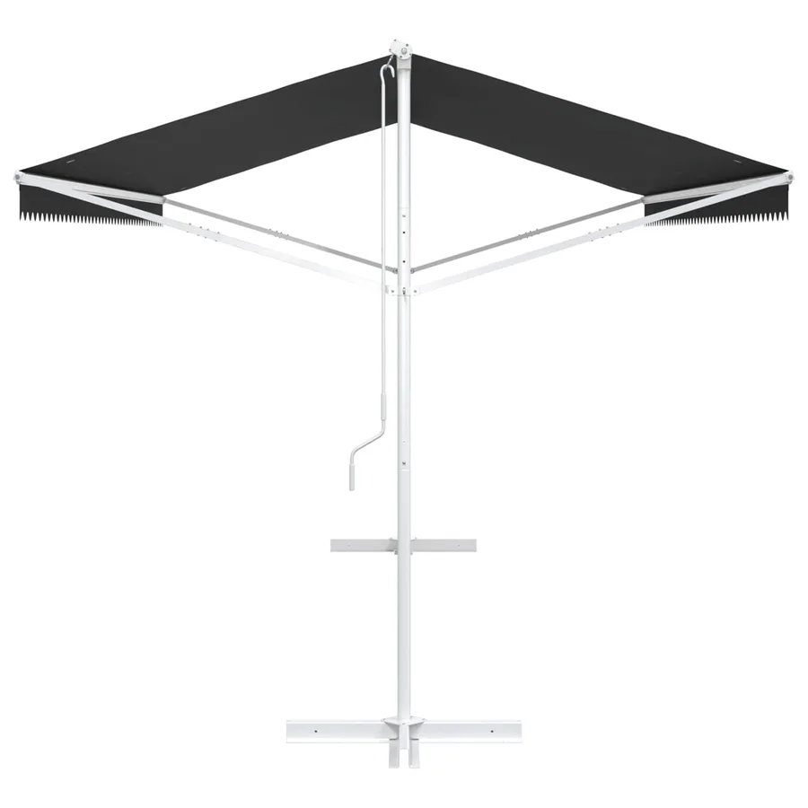 Auvent autoportant Anthracite 5 x 3 m Polyester - 5