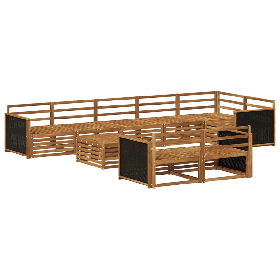 Ensemble de canapés d'extérieur 9 pcs - 2