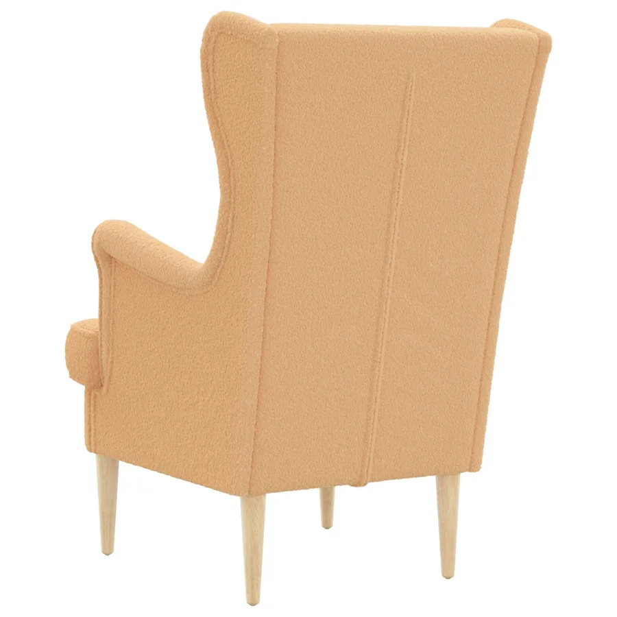 Fauteuil Beige Bouclé - 6
