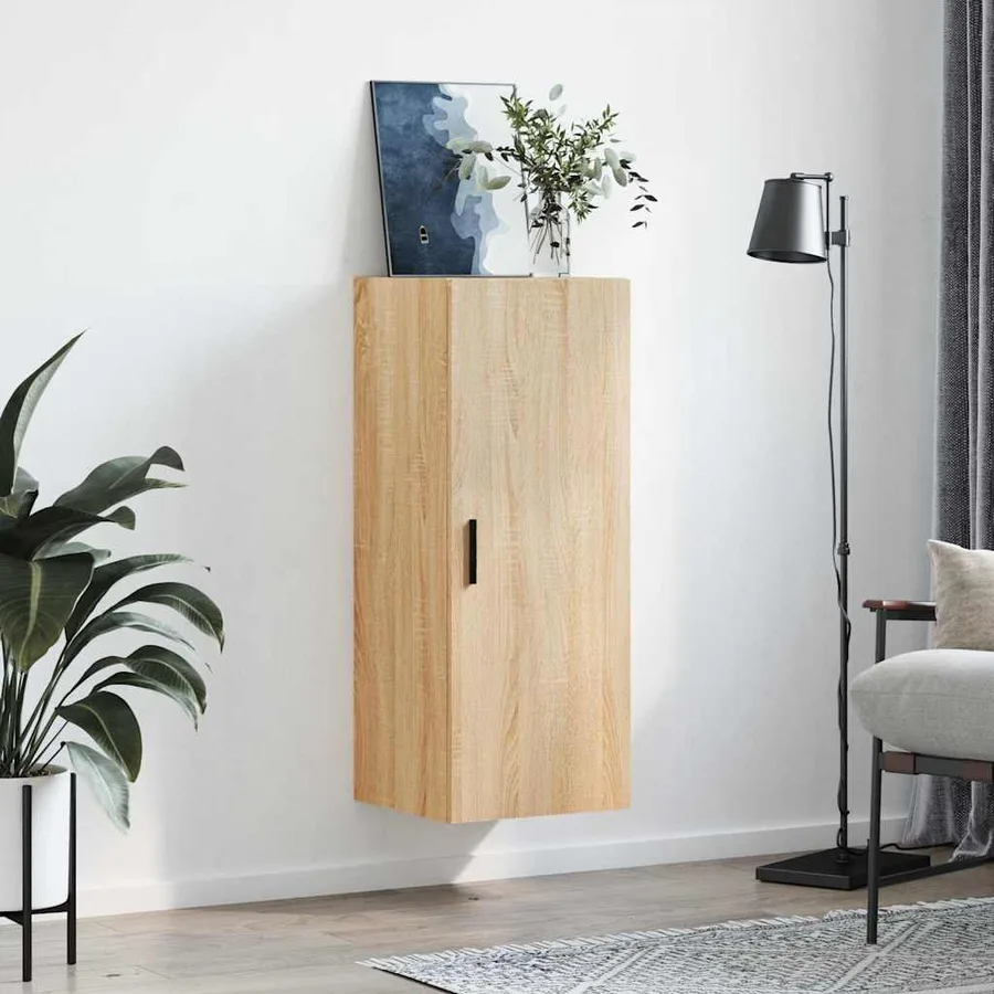 Armoire murale chêne sonoma 34,5x34x90 cm - 3