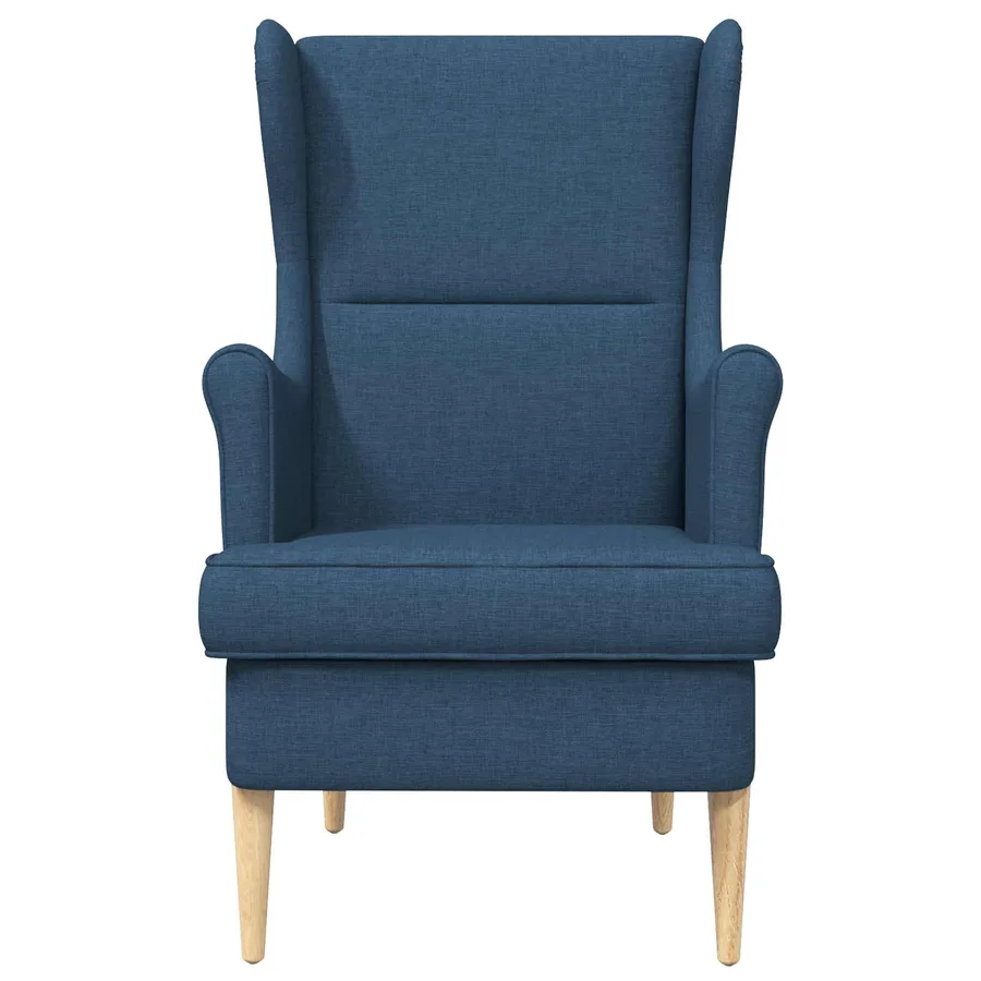 fauteuil Bleu tissu - 4