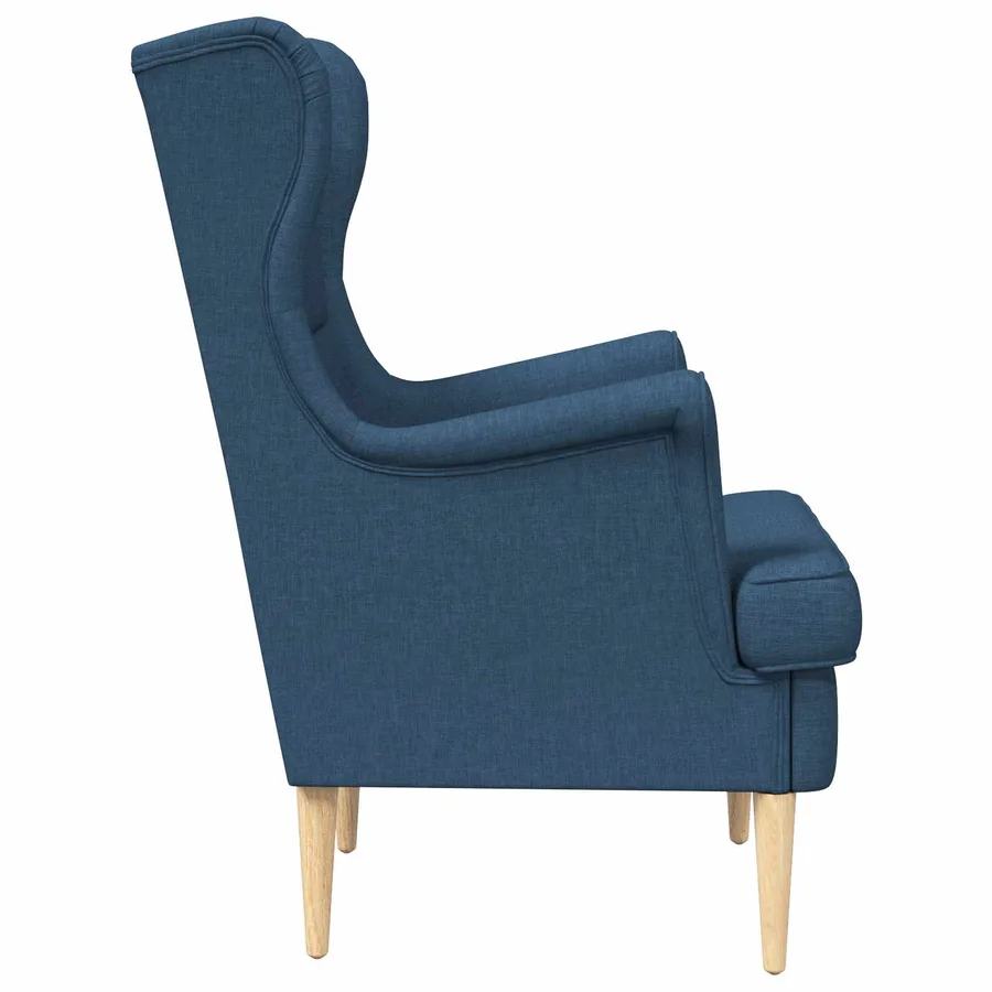 fauteuil Bleu tissu - 5