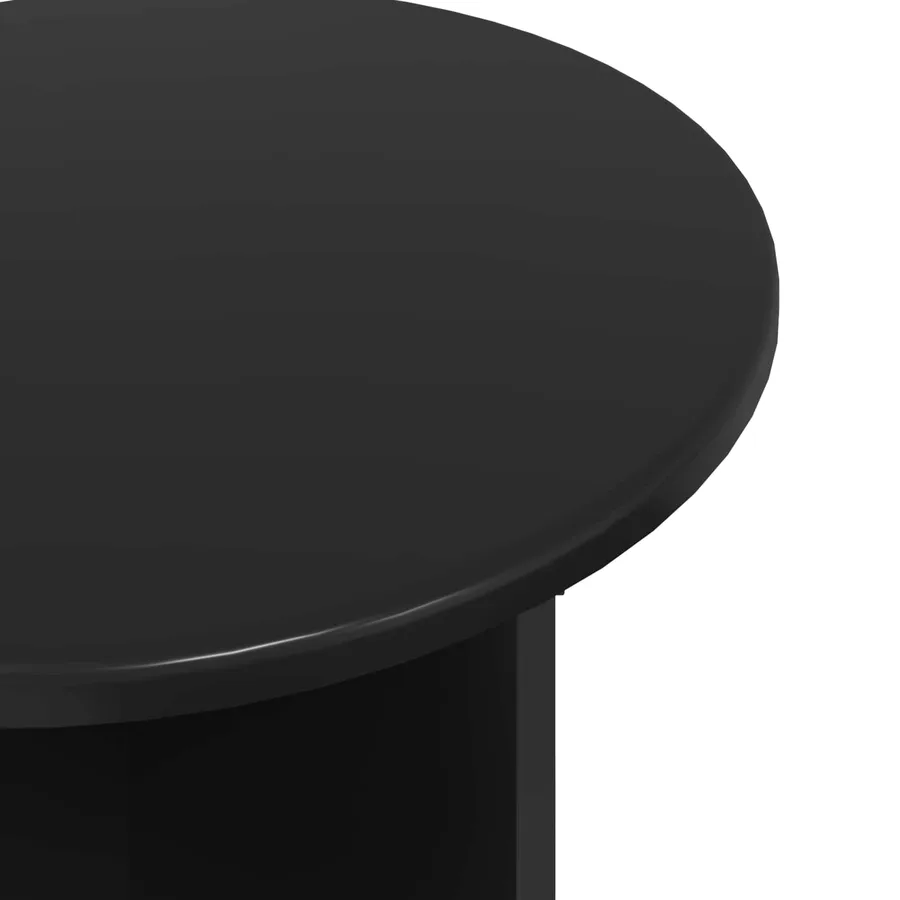 Ensemble de tables d'appoint 2 pcs Chêne noir Bois d’ingénierie - 6