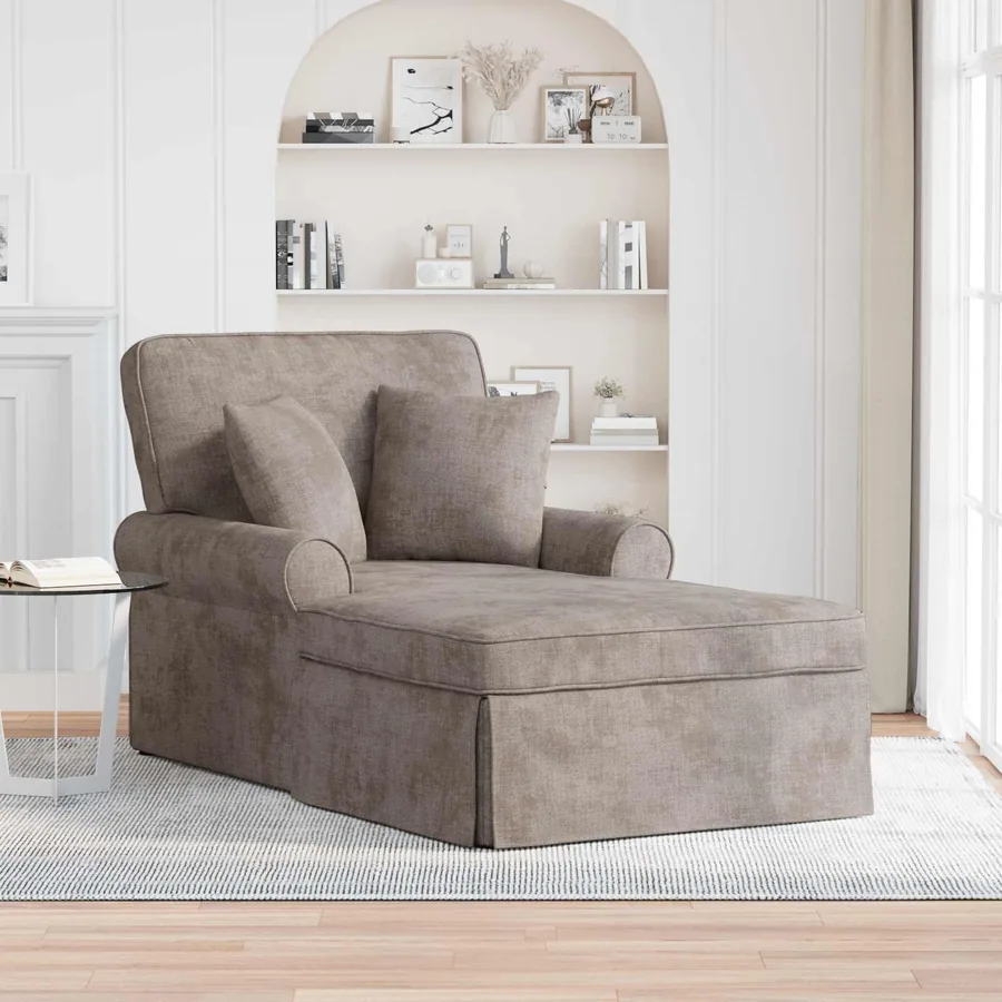 Chaise lounge avec jupe Sable 157 x 91 x 91 cm ARES
