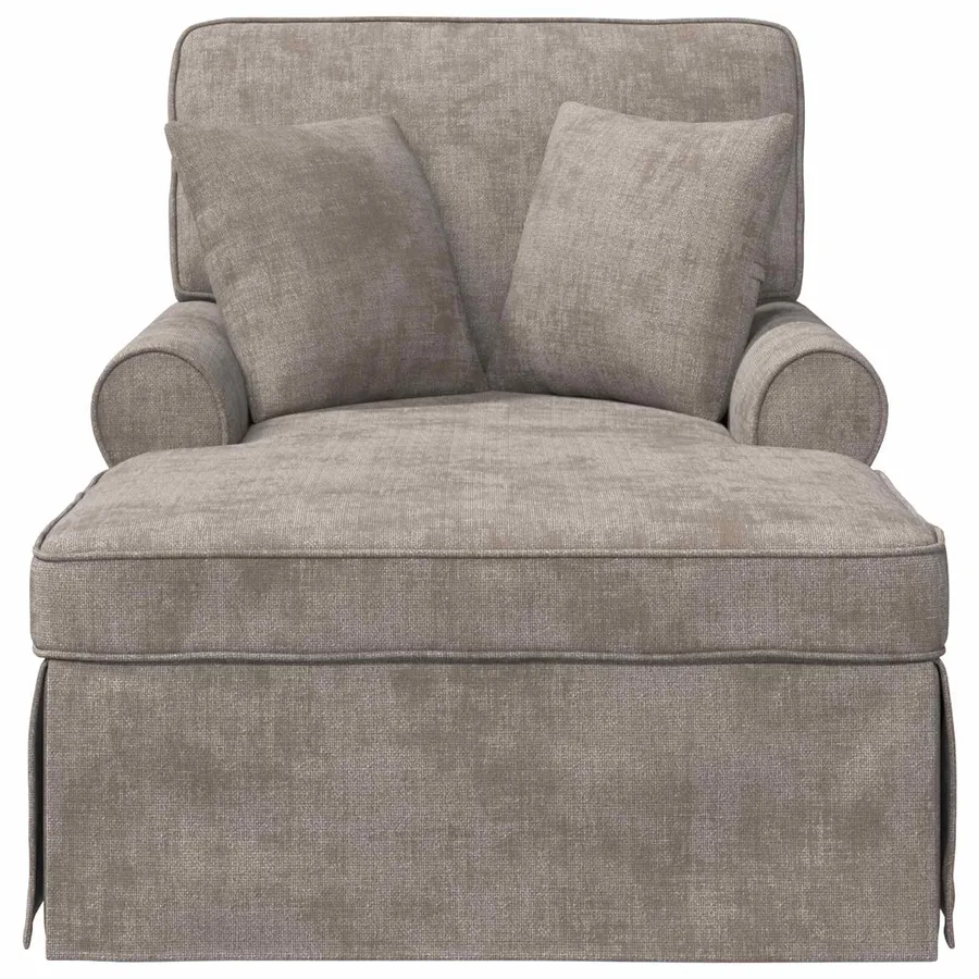 Chaise lounge avec jupe Sable 157 x 91 x 91 cm ARES - 4