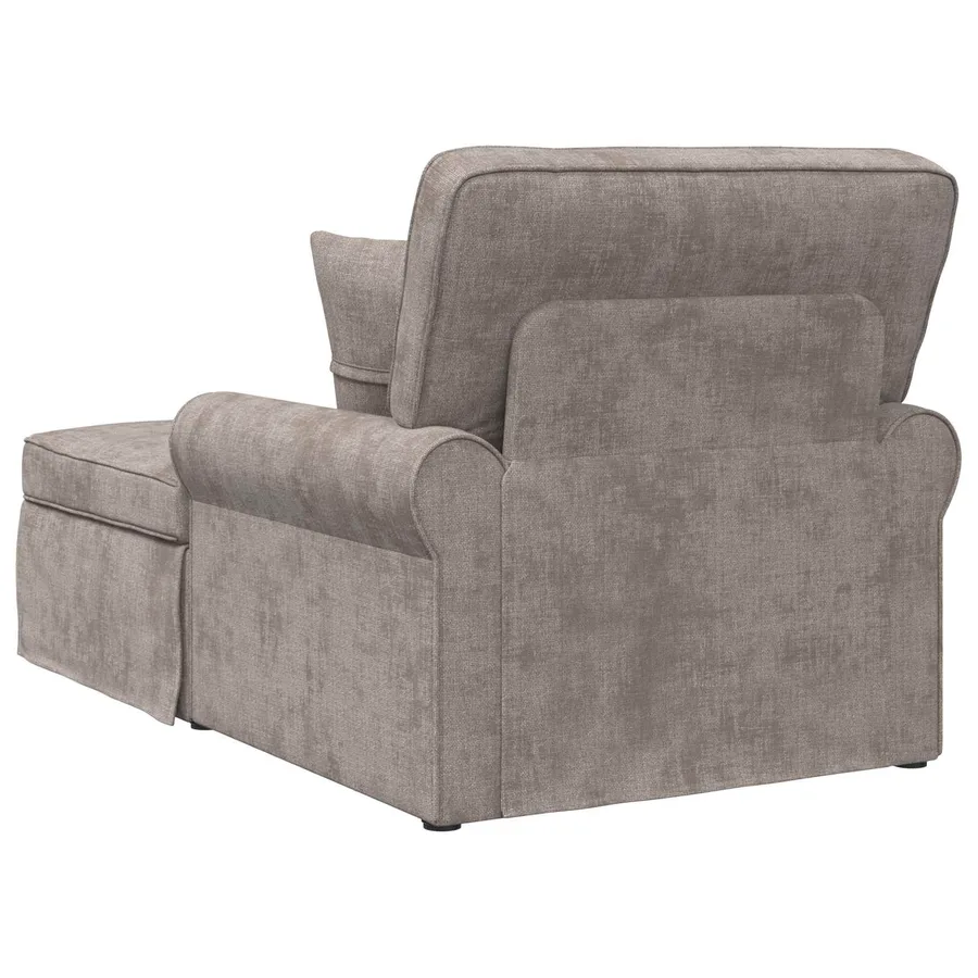 Chaise lounge avec jupe Sable 157 x 91 x 91 cm ARES - 6