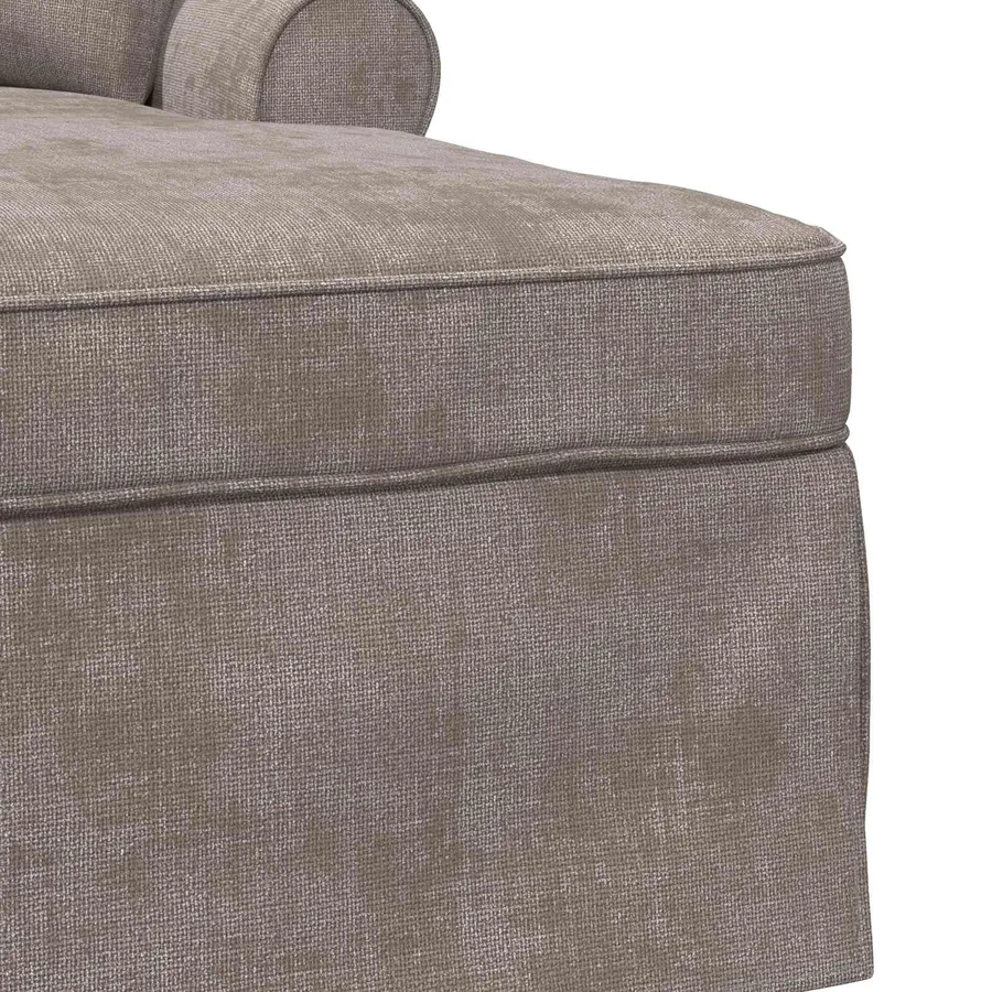 Chaise lounge avec jupe Sable 157 x 91 x 91 cm ARES - 7