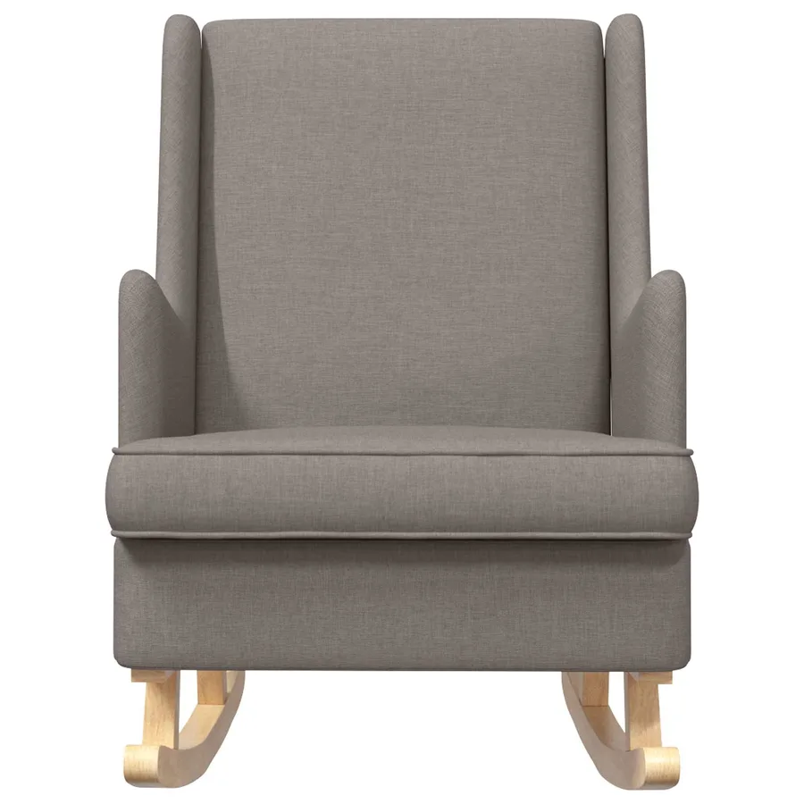 Chaise à bascule Taupe 62 x 80 x 85 cm tissu - 4