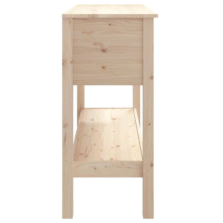 Table console 100x35x75 cm Bois massif de pin - 6