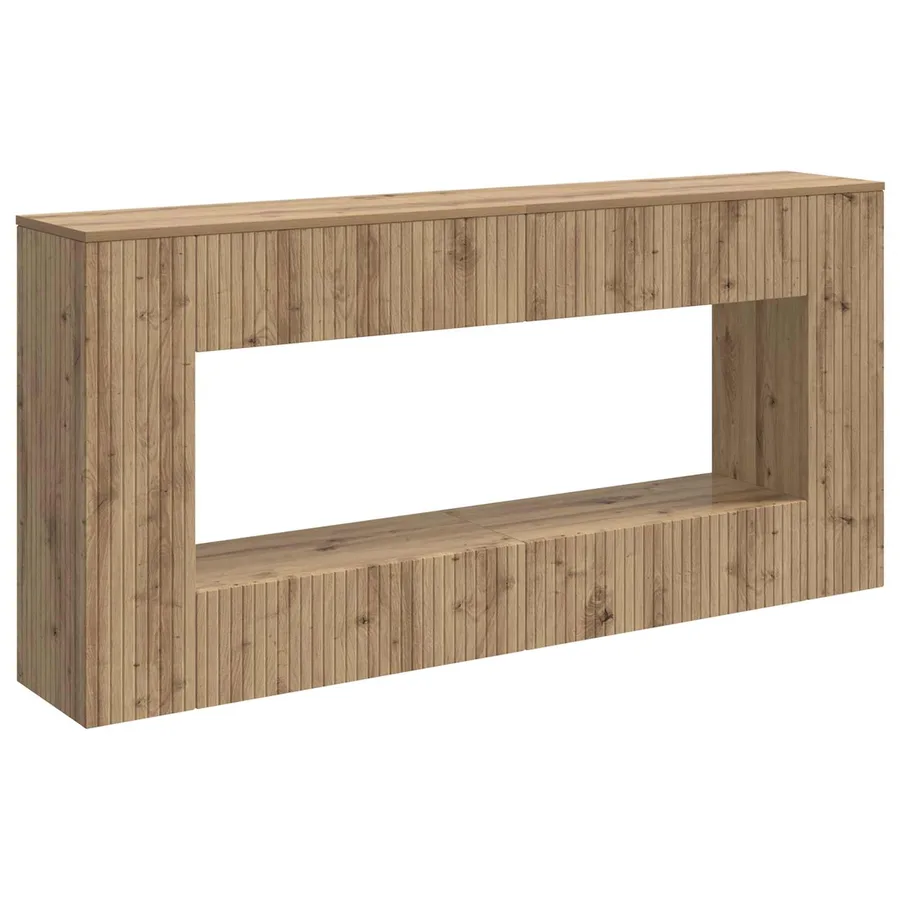 Table console Chêne Artisanal 155 x 29 x 74 cm - 2