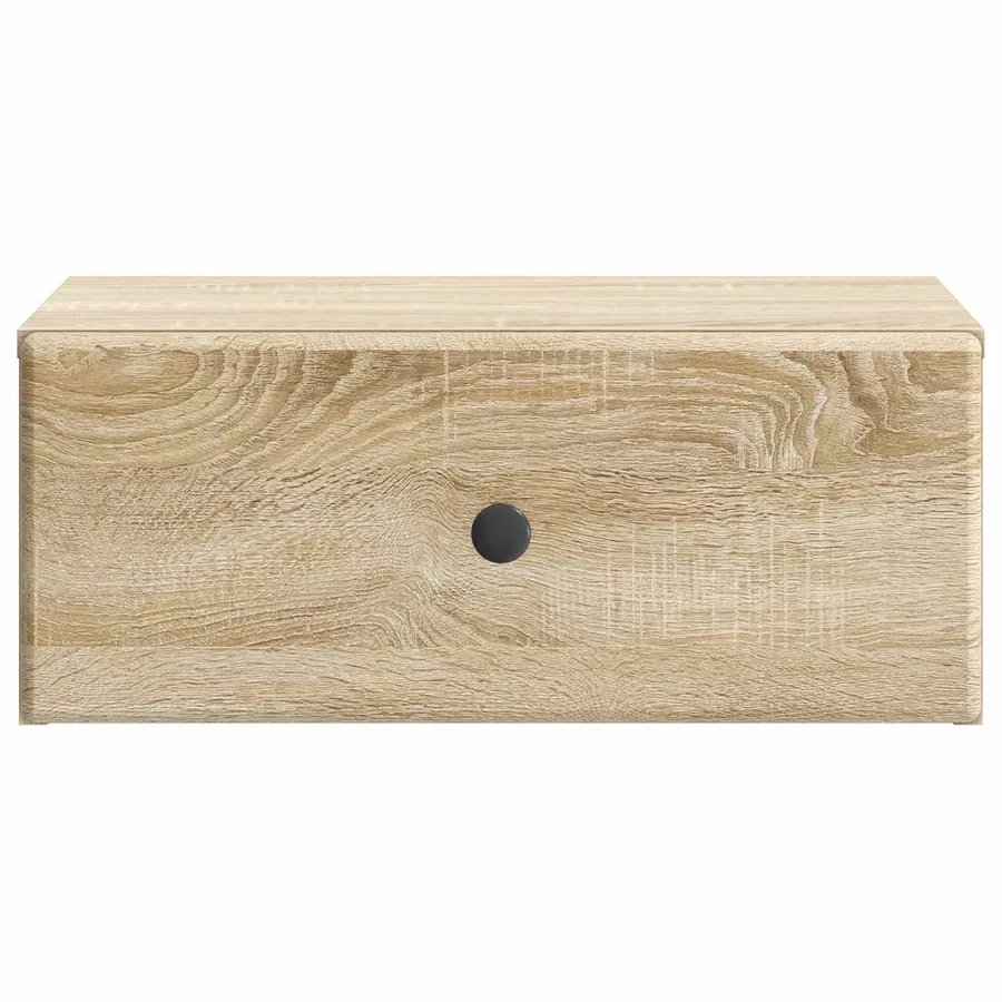 Cabinet de chevet mural 2 pcs Chêne Sonoma 49 x 34,5 x 20 cm - 7