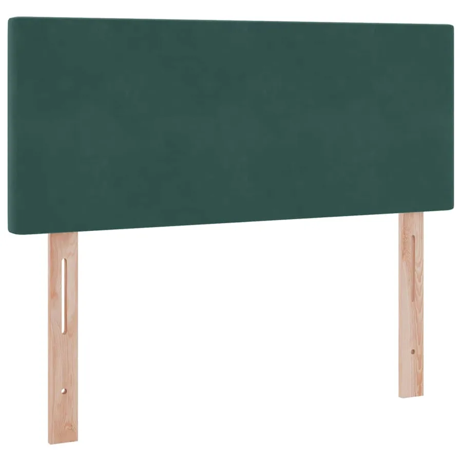 Lit de rangement LED avec matelas Vert foncé 120 x 190 cm - 10