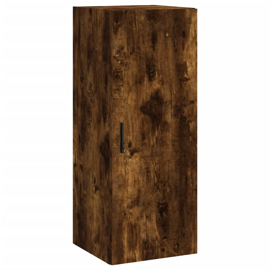 Armoire murale chêne fumé 34,5x34x90 cm - 2