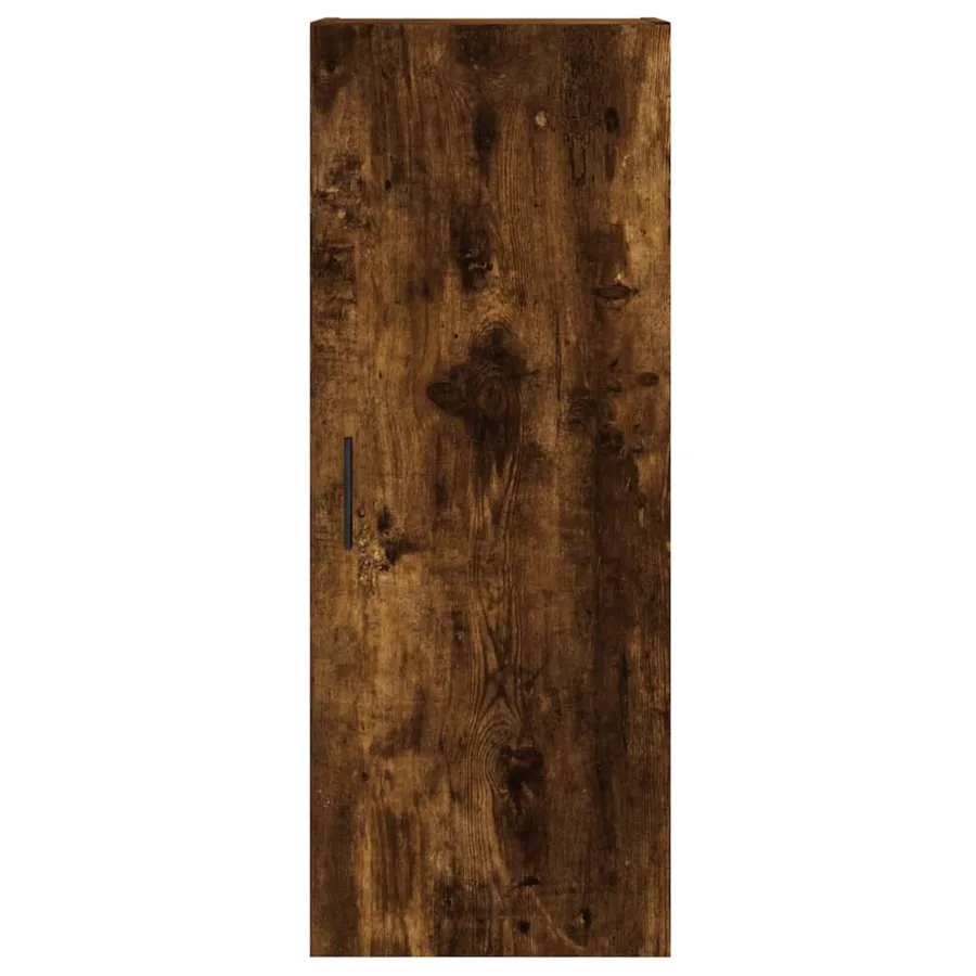 Armoire murale chêne fumé 34,5x34x90 cm - 7