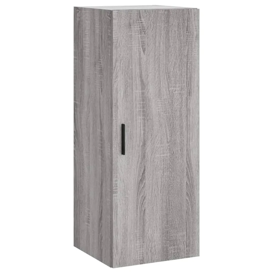 Buffet haut Sonoma gris 34,5x34x180 cm Bois d'ingénierie - 5