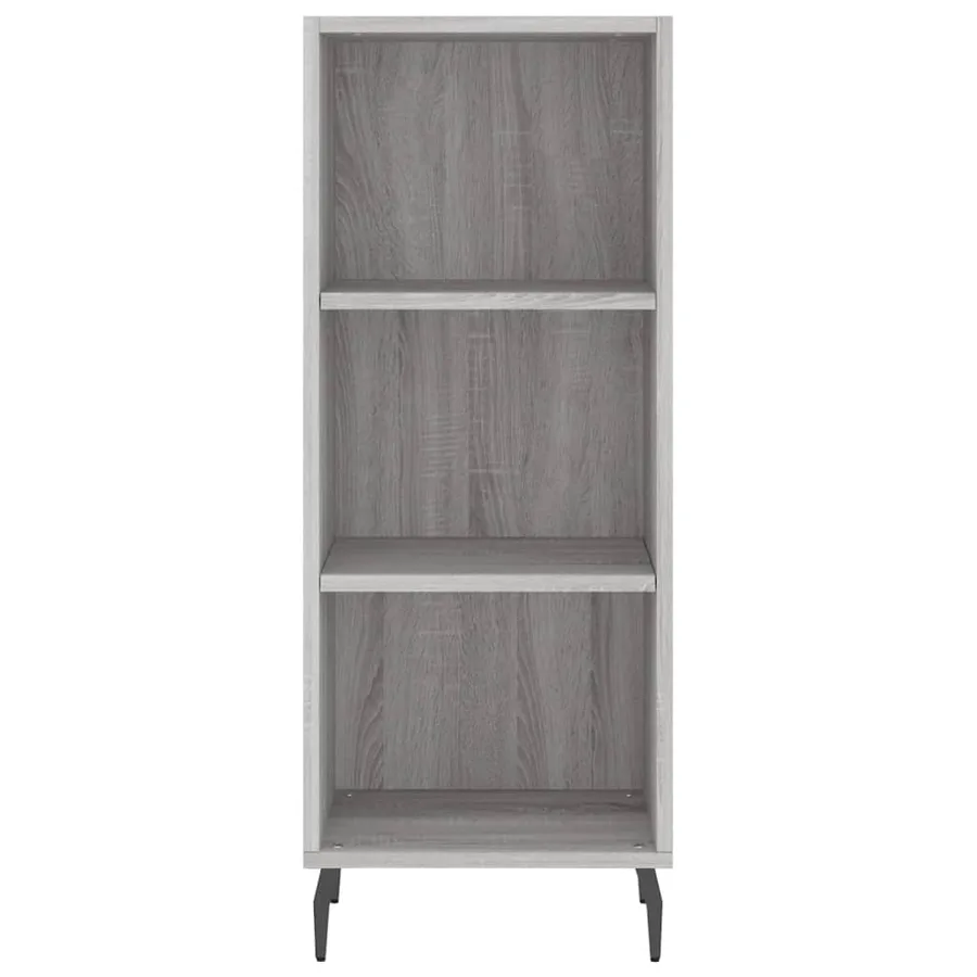 Buffet haut Sonoma gris 34,5x34x180 cm Bois d'ingénierie - 8