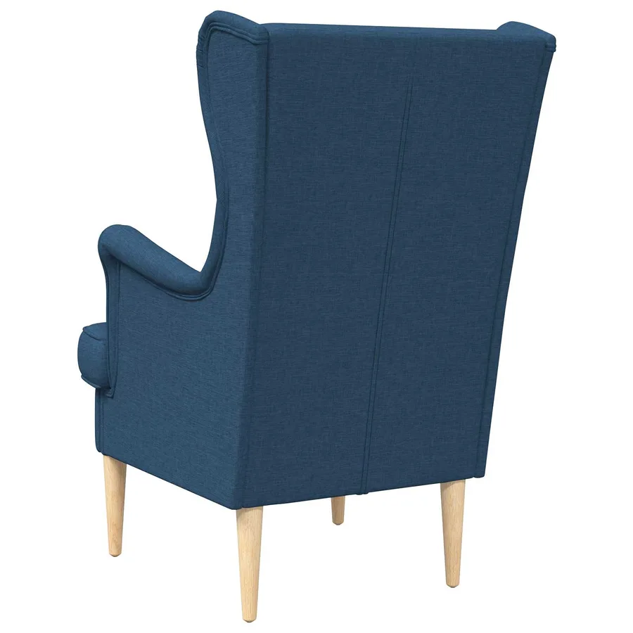 Fauteuil Bleu Tissu - 6
