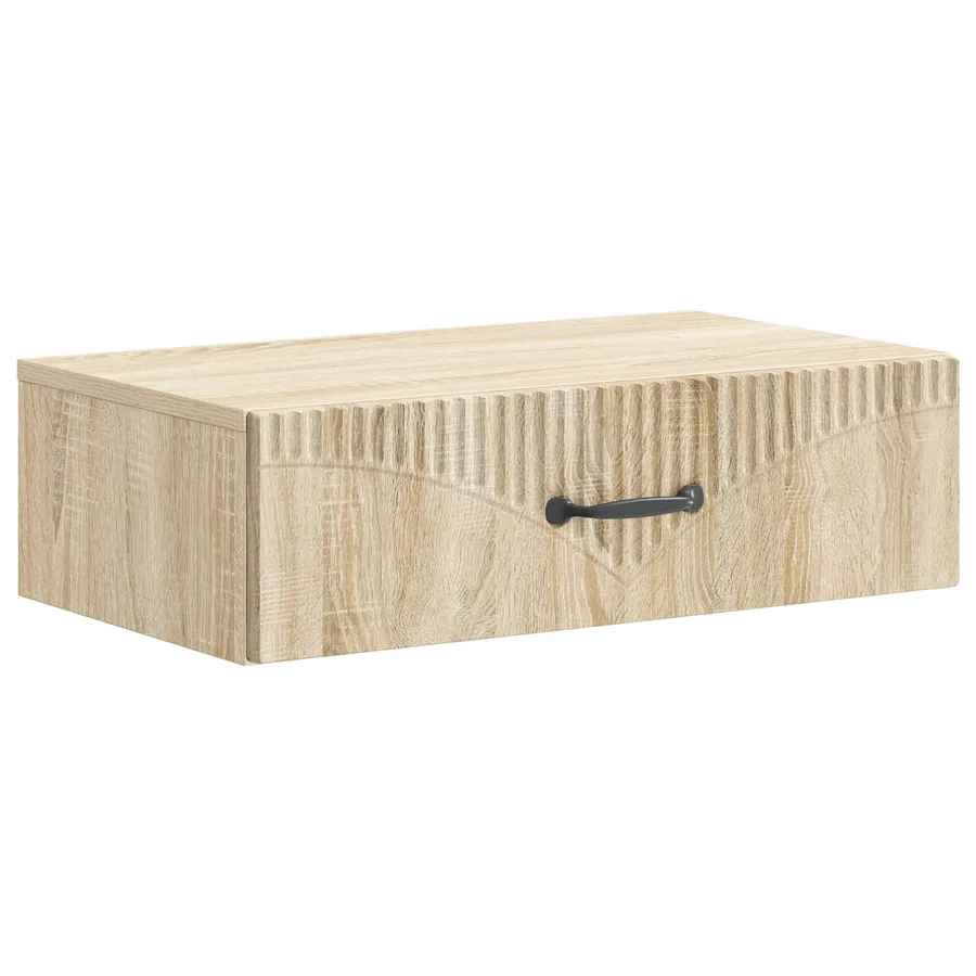 Table d'appoint murale Chêne Sonoma 59 x 34,5 x 17 cm - 2