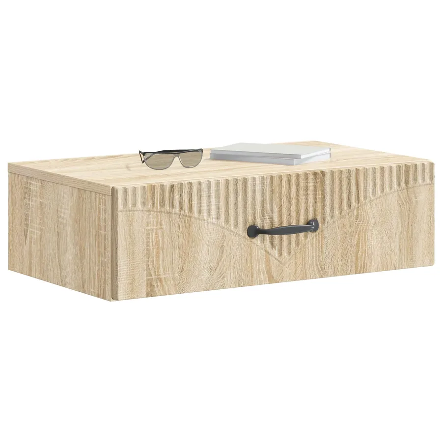 Table d'appoint murale Chêne Sonoma 59 x 34,5 x 17 cm - 3