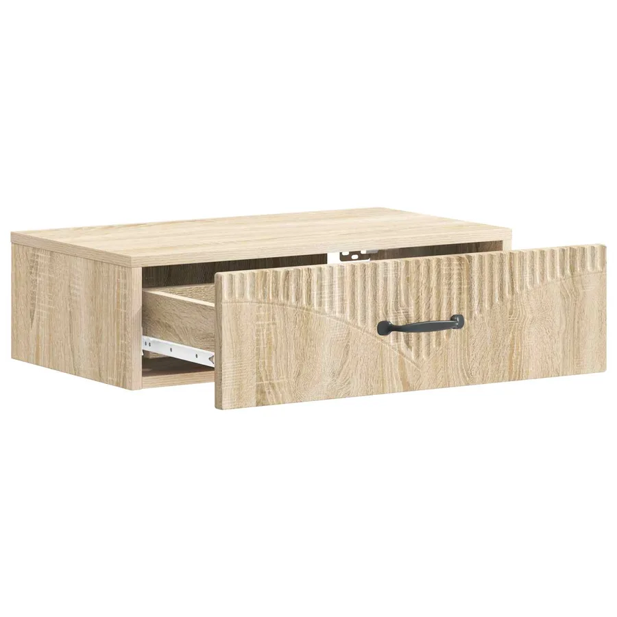 Table d'appoint murale Chêne Sonoma 59 x 34,5 x 17 cm - 4