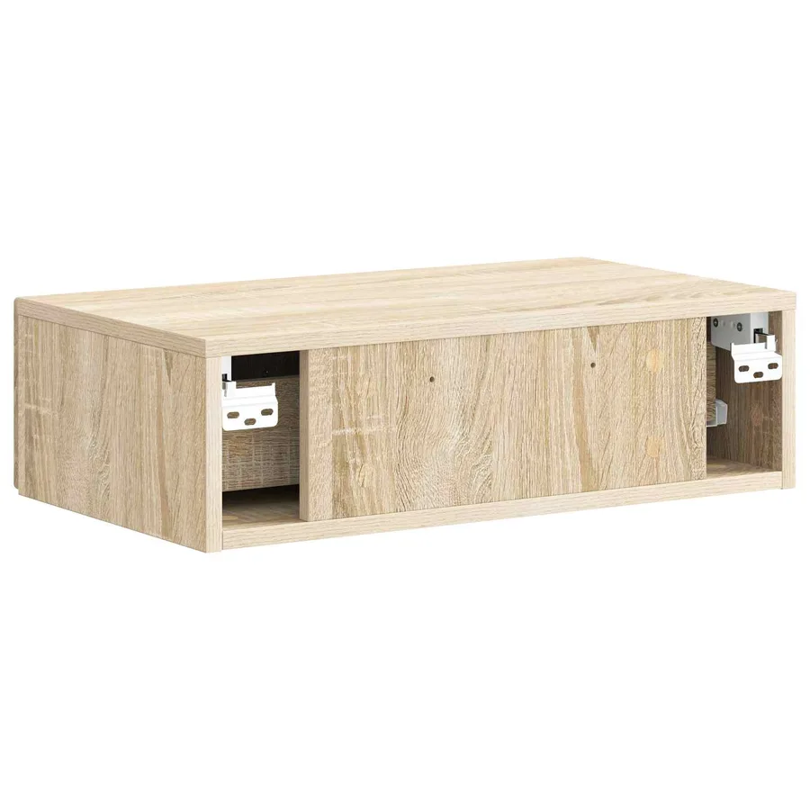 Table d'appoint murale Chêne Sonoma 59 x 34,5 x 17 cm - 7