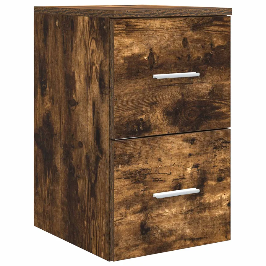 Ensemble de mobilier de salle de bain 4 pcs Chêne fumé - 6