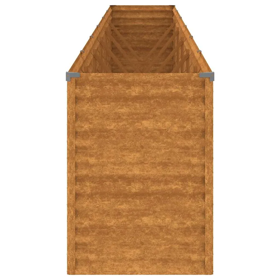 Jardinière surélevée 578 x 50 x 69 cm Acier Corten - 5