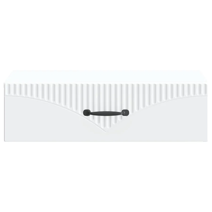 Table d'appoint murale Blanc 59 x 34,5 x 17 cm - 5