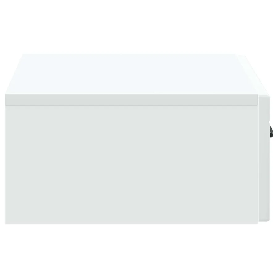 Table d'appoint murale Blanc 59 x 34,5 x 17 cm - 6