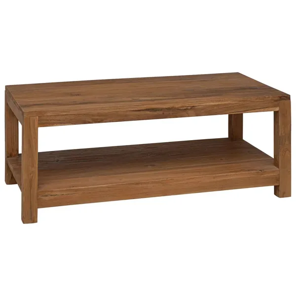 Table basse Naturel 100 x 50 x 40 cm Bois de teck massif