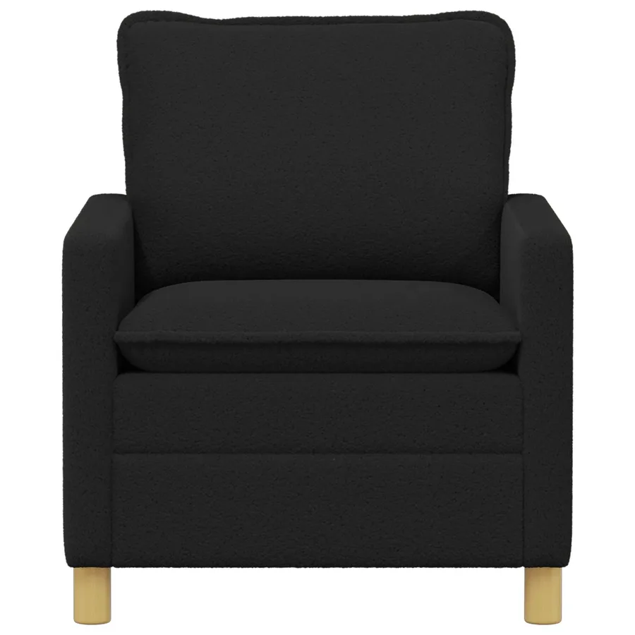 Canapé Noir 76 x 81 x 87,5 cm Tissu - 3
