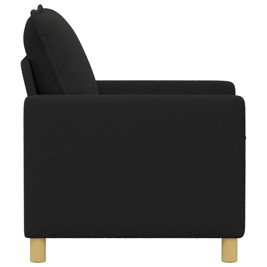 Canapé Noir 76 x 81 x 87,5 cm Tissu - 4