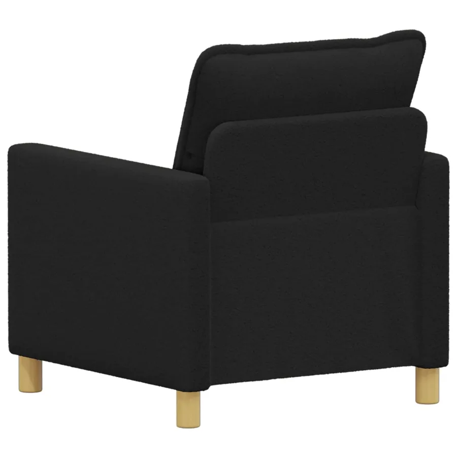 Canapé Noir 76 x 81 x 87,5 cm Tissu - 5