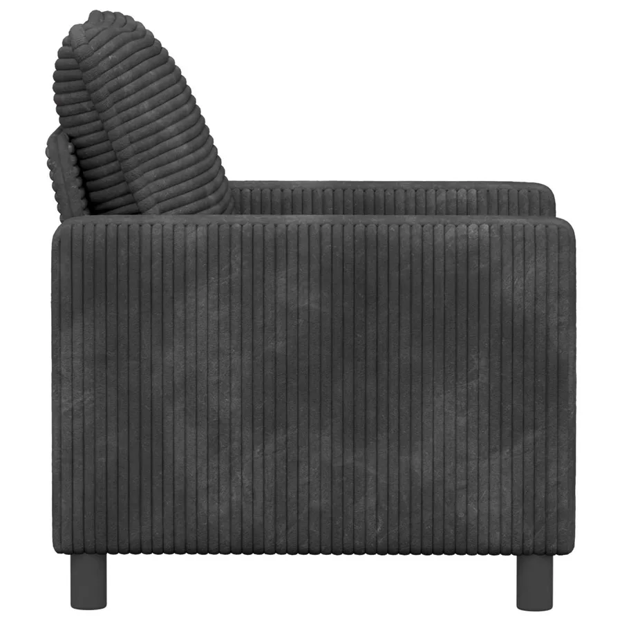 Canapé Gris foncé 76 x 81 x 87,5 cm Polyester - 4