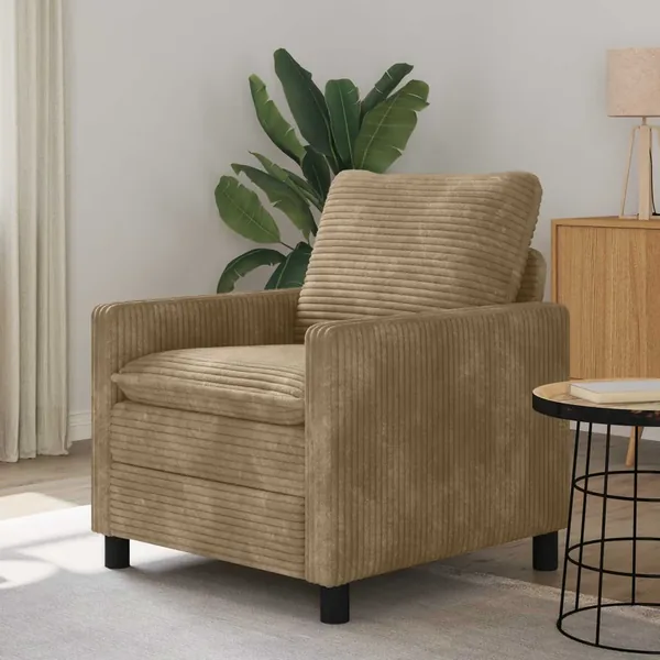 Canapé Taupe 76 x 81 x 87,5 cm Polyester
