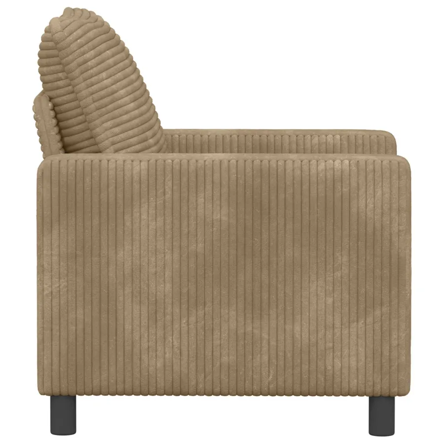 Canapé Taupe 76 x 81 x 87,5 cm Polyester - 4