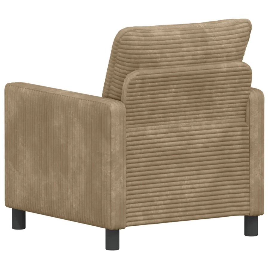 Canapé Taupe 76 x 81 x 87,5 cm Polyester - 5