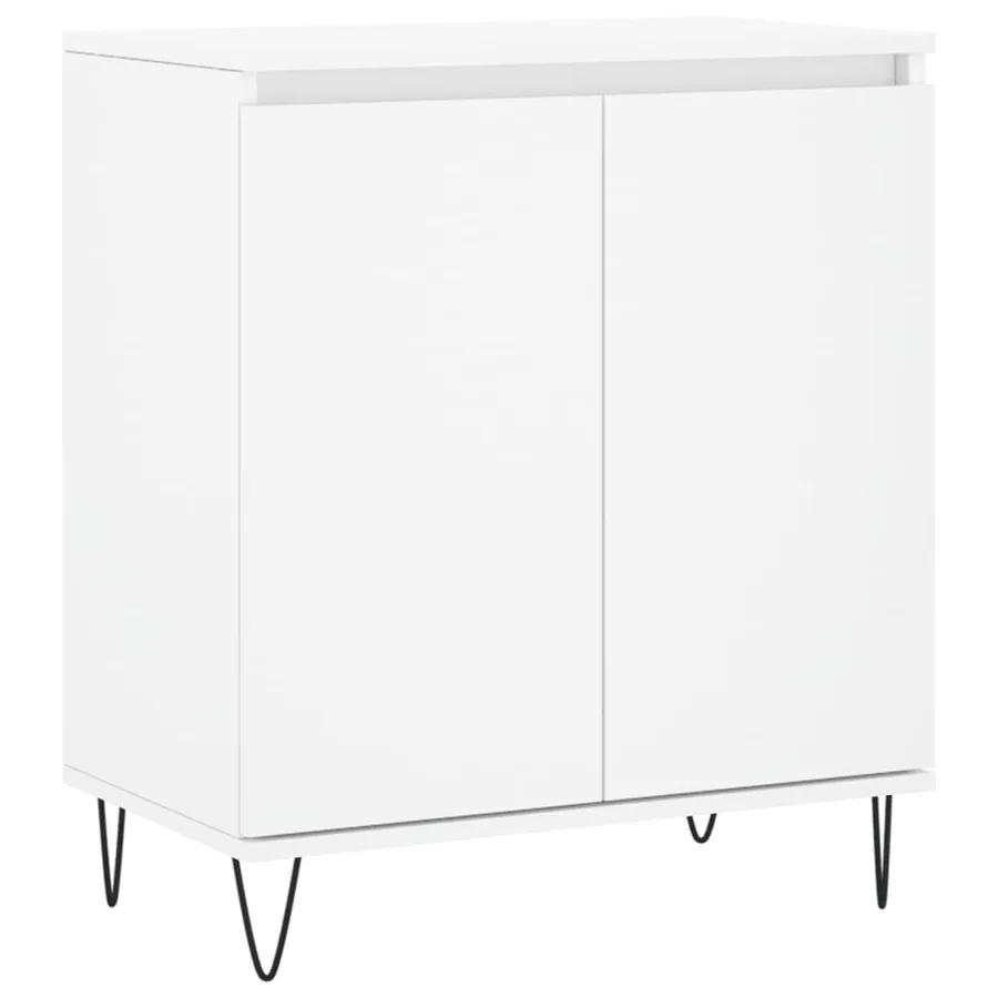 Buffet Blanc 60x35x70 cm Bois d'ingénierie - 2