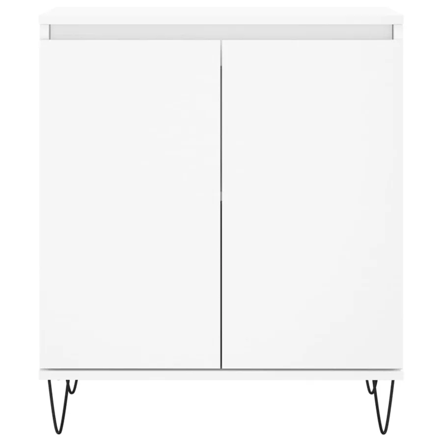 Buffet Blanc 60x35x70 cm Bois d'ingénierie - 5