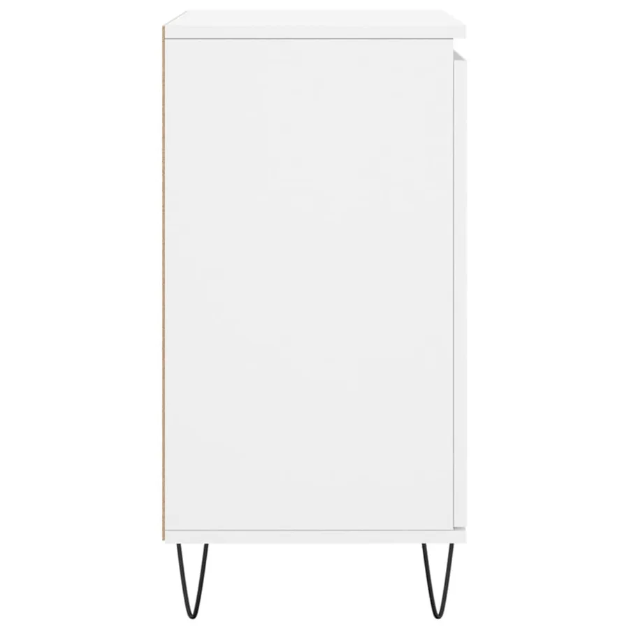 Buffet Blanc 60x35x70 cm Bois d'ingénierie - 7