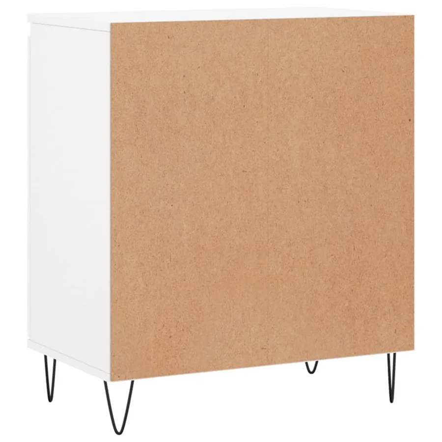 Buffet Blanc 60x35x70 cm Bois d'ingénierie - 8