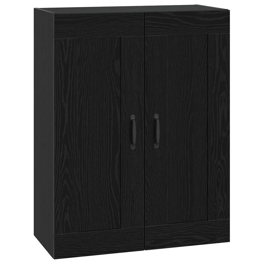 Meuble mural Chêne noir 69,5 x 34 x 90 cm Bois d'ingénierie