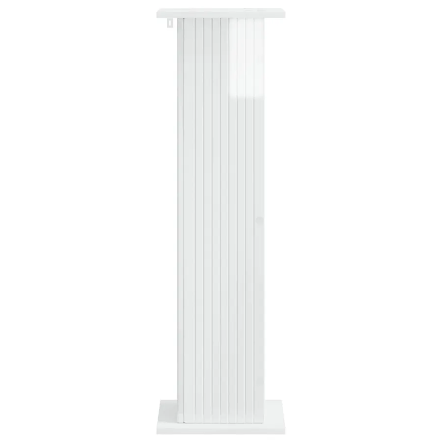 Support de Plante Blanc brillant 30,5 x 30 x 100,5 cm - 5