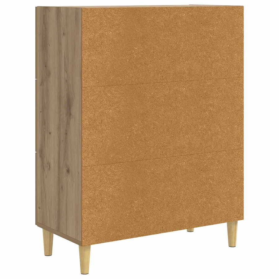 Buffet Chêne artisanal 69,5 x 34 x 90 cm Bois d'ingénierie - 10