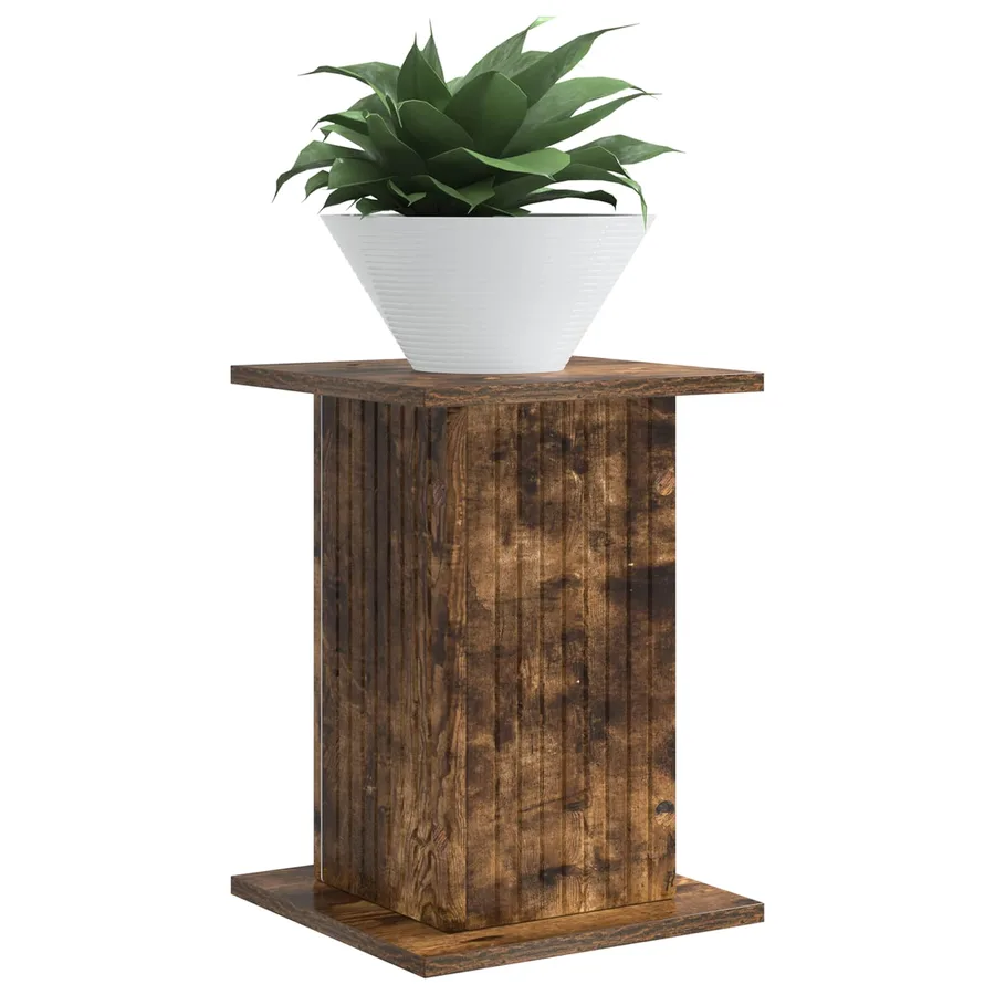 Support de Plante 2 pcs Chêne fumé 30,5 x 30 x 43 cm - 3