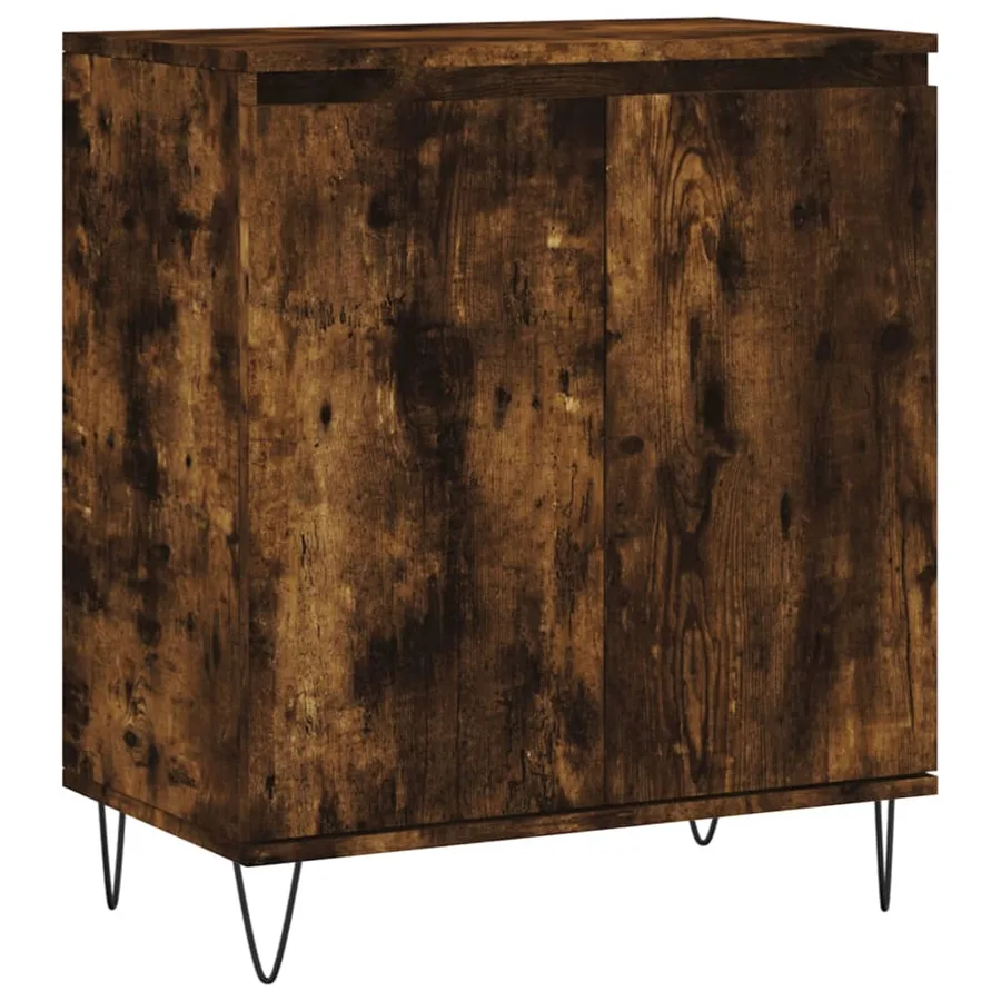 Buffet Chêne fumé 60x35x70 cm Bois d'ingénierie - 2
