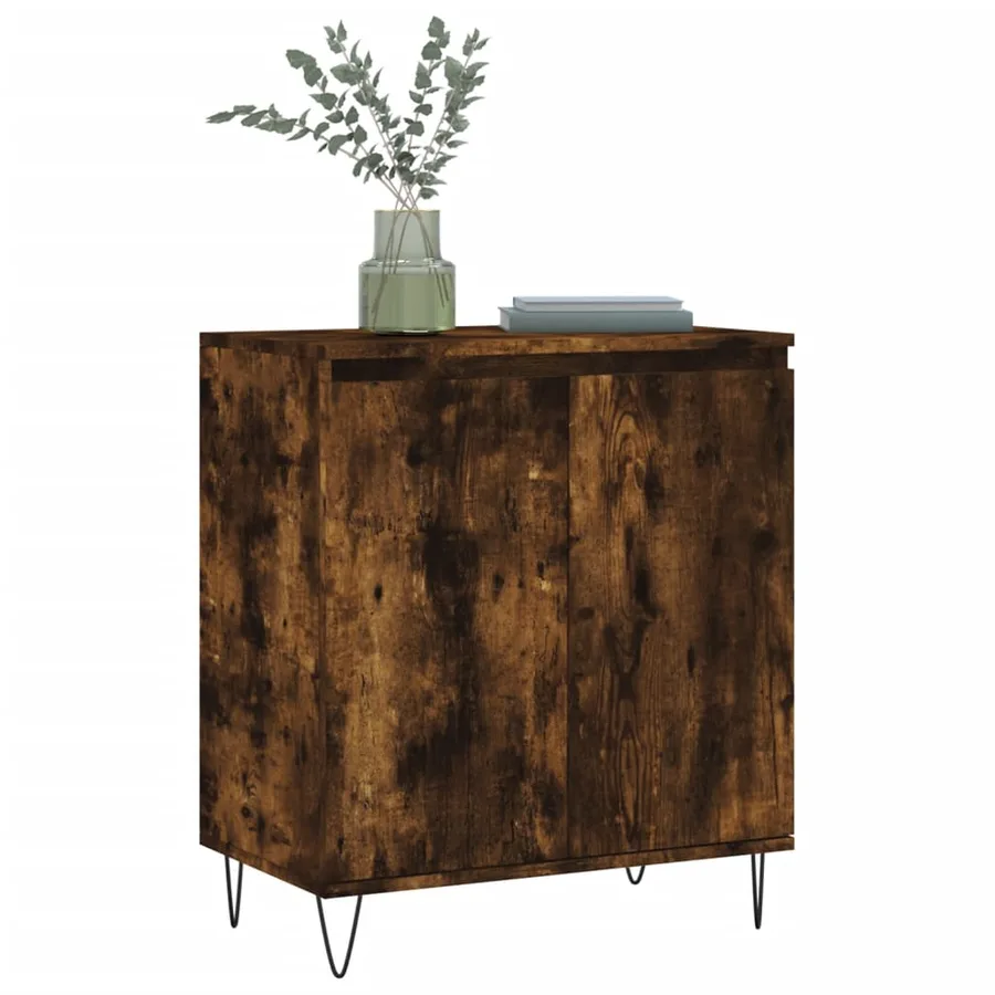 Buffet Chêne fumé 60x35x70 cm Bois d'ingénierie - 3